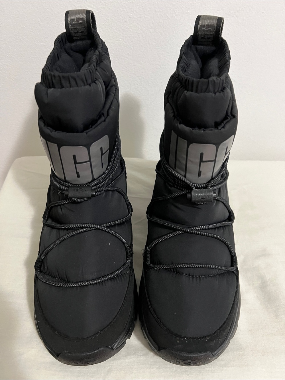 UGG Women’s Yose Puffer Mid Black Winter Boots | 7.5 Women’s Size